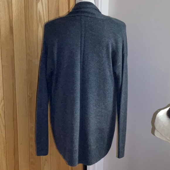 Banana Republic Women’s Open Cardigan Sweater w/ Side Zips. Grey. XS - Picture 6 of 16